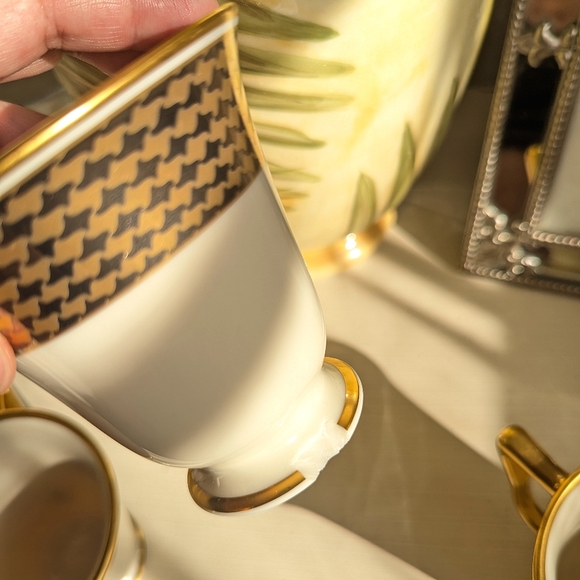 Lenox Haute Couture Footed Cup ⭐ Set of 3 Teacups Mugs $270 - Picture 15 of 16